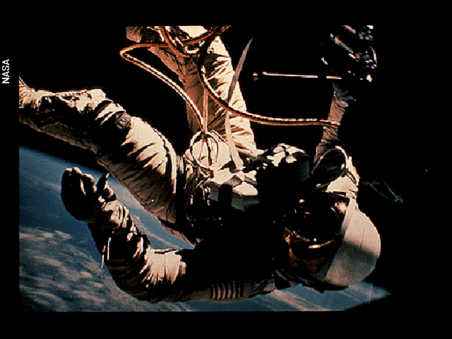 Astronaut in space