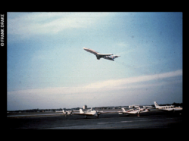 Airplane in flight